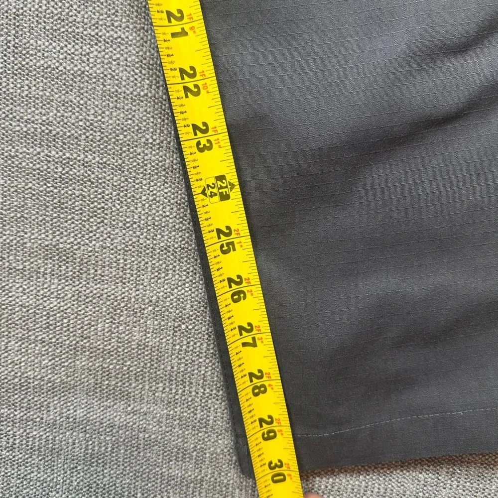 Carhartt Work Pants Mens 34/30 Gray Ripstop Utility Straight Leg